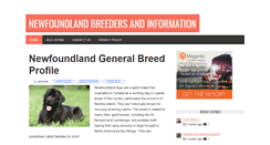 Desktop Screenshot of newfoundland-dogs.net