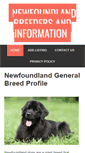 Mobile Screenshot of newfoundland-dogs.net