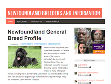 Tablet Screenshot of newfoundland-dogs.net